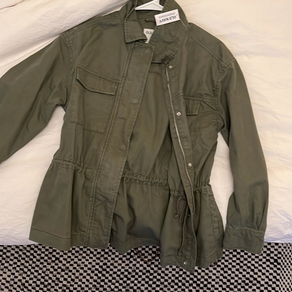 Old Navy Olive Green Utility Jacket